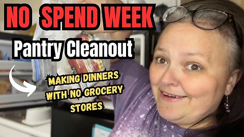 Pantry Cooking || ZERO SPEND WEEK || Shopping What I Already Have