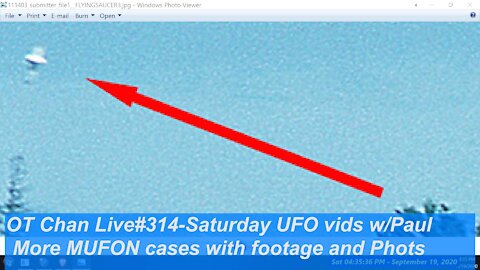 Saturday Live UFO Topics & Vid Analysis - MUFON old and new cases Only ] - OT Chan Live#314