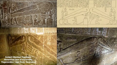 Ancient Atlantean Egyptians, Alchemical Keys of Immortality, Regeneration, Light Body, Ascension
