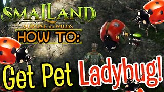 Smalland How to Tame Lady Bug! Extra Storage!