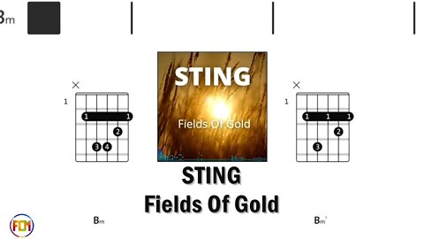 STING Fields Of Gold - FCN Guitar Chords & Lyrics HD