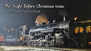 Strasburg Railroad Night Before Christmas train