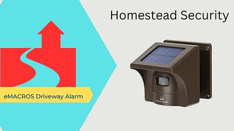 eMACROS Solar Driveway Alarm