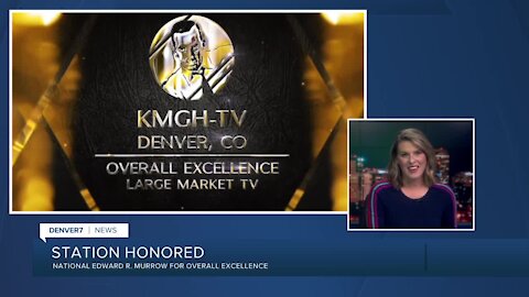 Denver7 is Edward R. Murrow National Large Market Television Overall Excellence winner for the 2nd year in a row