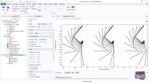 Mechanics of a Golf Swing (COMSOL Multiphysics)