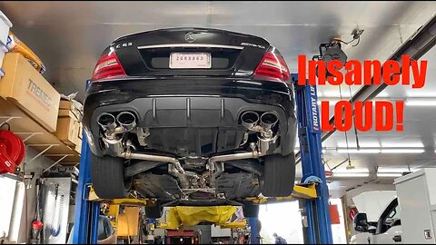 We Made My W204 C63 The Best Sounding AMG Ever! LT Headers + Straight Piped