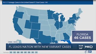 Florida leads nation in variant cases