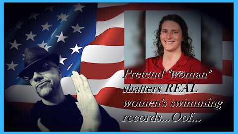 WN..."FAUX" WOMAN BREAKS COLLEGE SWIMMING RECORDS...