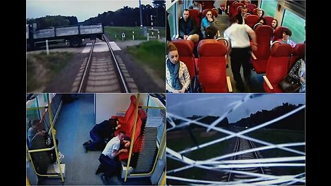 Polish train driver hailed a hero for dashing through carriage to warn passengers of impending crash