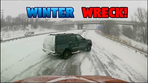 Dash Cam Diaries: Winter's Worst Idiots ! HOLD ON TIGHT!