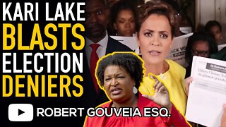 Kari Lake BLASTS Media Over Election Double Standards While STACEY ABRAMS Backtracks