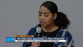 Milwaukee teens taking action amid growing gun violence