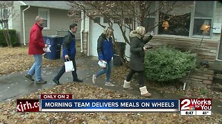 Morning team delivers meals to seniors with Meals on Wheels