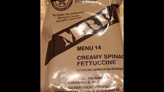 What from this MRE would you have for Breakfast