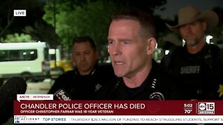 Chandler officer killed by suspect after pursuit that ended in Gilbert