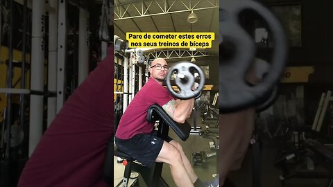 Pare de cometer estes erros no seu treino de bíceps #shorts #musculação