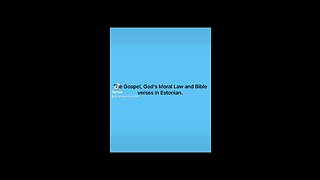 Tonight’s Gospel translations Estonian and Filipino. #gospel #bibleverses #TenCommandments