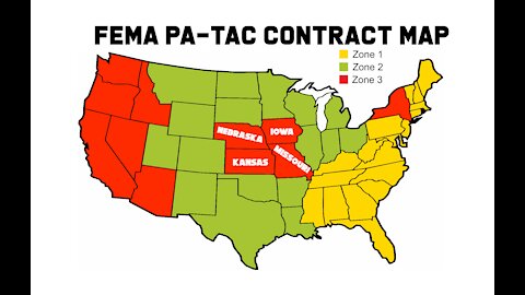 FEMA PA-TAC Zones