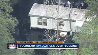 Flood water rises near Withlacoochee River, residents told to evacuate