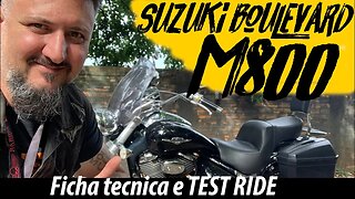 Minha MOTO velha/Nova: Suzuki Bulevar M800, FICHA TÉCNICA e TEST RIDE