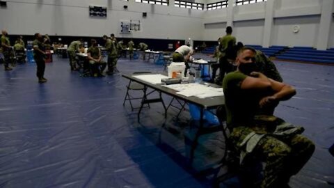 Exercise Active Shield 2021: Service Members Receive Annual Influenza Vaccination (B-Roll)