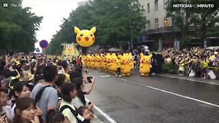 Desfile de ‘Pikachu’s’ ganha as ruas no Japão