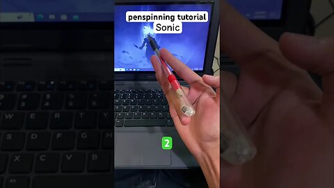 Sonic penspinning tutorial #viral #shorts #penspinning #penspinningtutorial
