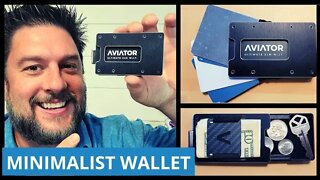 Aviator Wallet Review. Aviator Minimalist Wallet. Aluminum Slim Wallet [432]