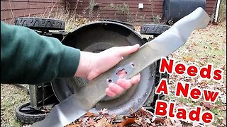 How to replace your blade on your push lawn mower for better cutting and muclhing