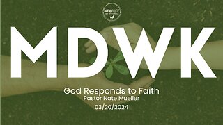 God Responds to Faith