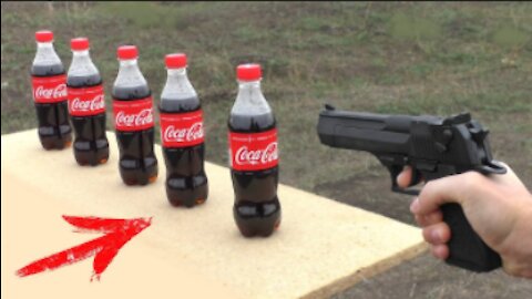 EXPERIMENT GUN vs Coca Cola