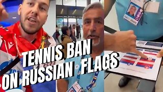 Australian Open Flag Police "hunting for Russian flags"