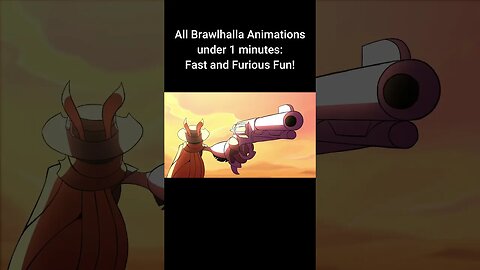 All Brawlhalla Animations under 1 minutes: Fast and Furious Fun! #brawlhalla #brawlhallaclips