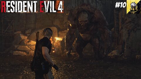 Resident Evil 4 Remake Gameplay Walkthrough Part #10: Leon Boss Fight with Big Giant Monster''