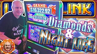 $25 SPINS! ❤️ Max Bet Lock It Link BONUS WIN$ 💎 Diamond & Night Life | Raja Slots