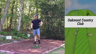 Oakmont Country Club - 18 Hole Sim Golf Course Vlog on Garmin Approach R10 Launch Monitor Simulator