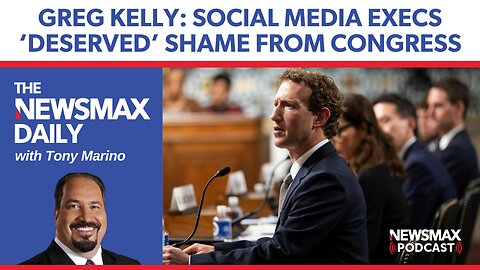 The NEWSMAX Daily (02/01/24) | Social Media Execs Face The Music