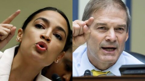 "Go Back to Bårtending" AOC Instantly Regrets Exploding at Jim Jordan in a Heated Exchange