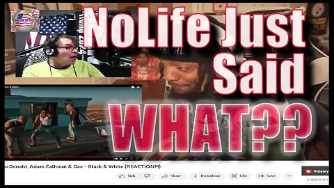 Talk Show Host Reacts to #NoLifeShaq 'Black & White' by Tom MacDonald, Adam Calhoun & Dax Reaction