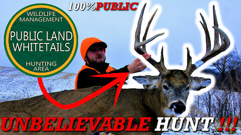Public Land Biggest Ever | Giant Buck Self Filmed | Big Public Bucks | Hunting Tv Show Videos