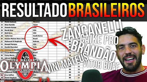 SÚMULA OFICIAL DO MR. OLYMPIA 2022: POSIÇÃO OFICIAL DE TODOS OS BRASILEIROS! (RESUMO COMPLETO)