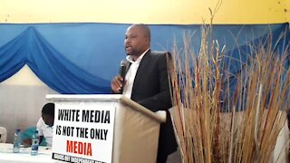 SOUTH AFRICA - Johannesburg - Support for Sekunjalo Independent Media (videos) (z66)