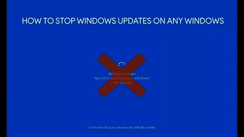 How To Stop Windows From Updating! (All Windows Versions) - Random Fandom