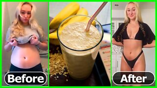 Oats and Banana Smoothie For Weight Loss! Get Rid Of Belly Fat In 3 Weeks? #weightloss #drinks #diet