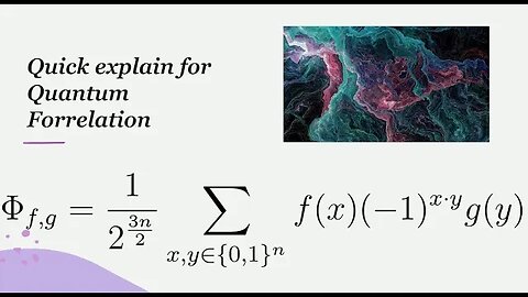 Quick explanation and detailed calculation of Quantum Forrelation