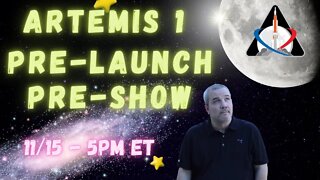 Artemis 1 Pre-Launch Pre-Show - Rocket Feed