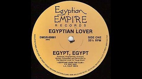 PRINCE + KRAFYWERK = THE EGYPTIAN LOVER ELECTRO MUSIC PIONEER