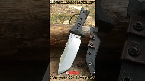 Lengren Hippo! #22aday #22adaynomore #knife #fixedblade #huntingknife #knifeblade #tanto