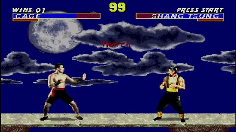 Ultimate Mortal Kombat Trilogy (Genesis) - Johnny Cage MKI - Hardest - No Continues.