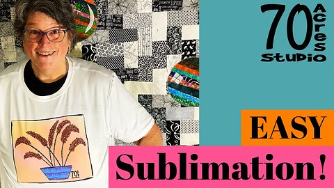 Sublimation T-Shirt Tutorial. Adobe Fresco.